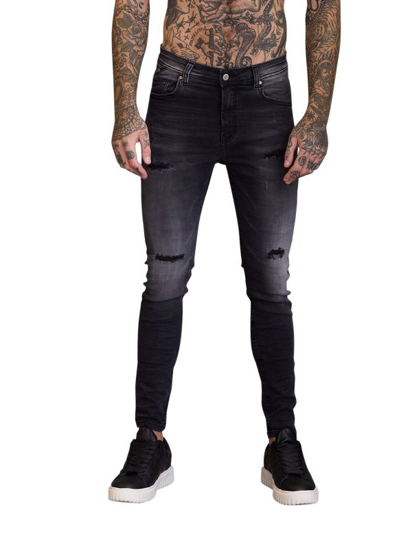 ג’ינס ELEVEN לגברים במראה אורבני ומשופשף