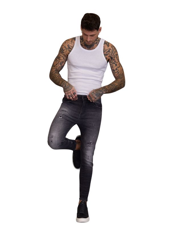 ג’ינס ELEVEN לגברים בסטייל קז’ואל איכותי