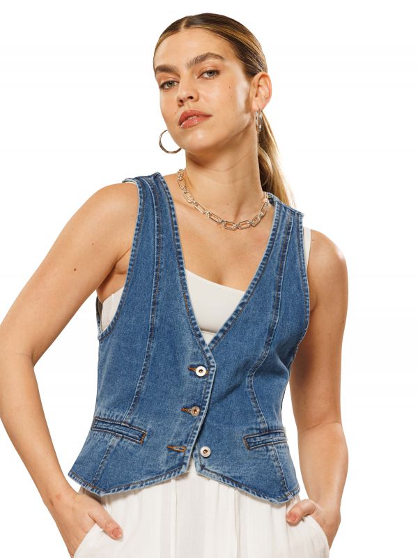 וסט ג’ינס לנשים