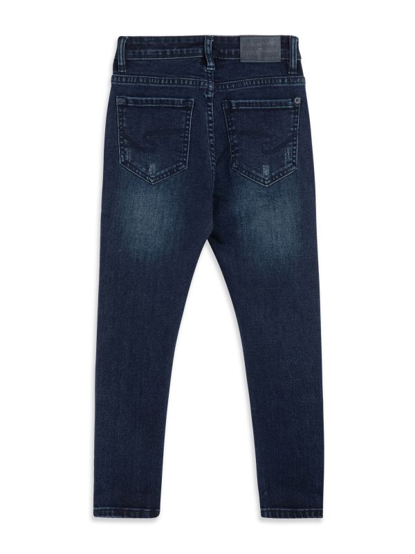 ג’ינס OSCAR שחור כחול לילדים עם קרעים