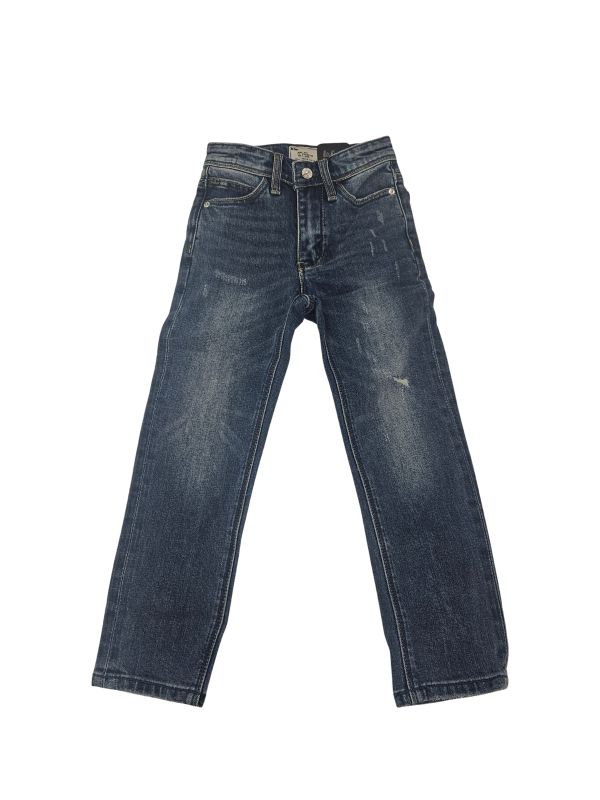 מכנסי ג’ינס סקיני עם קרעים לילדים - כחול