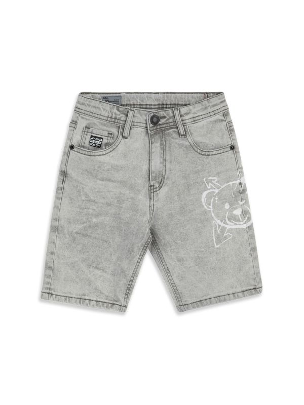 מכנסי ברמודה ג’ינס עם דובי לילדים