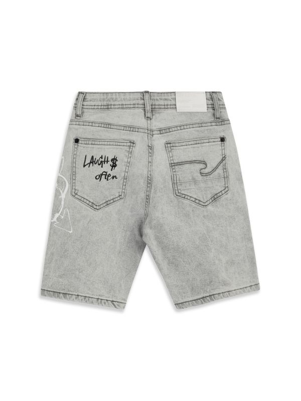 מכנסי ברמודה ג’ינס עם דובי לילדים