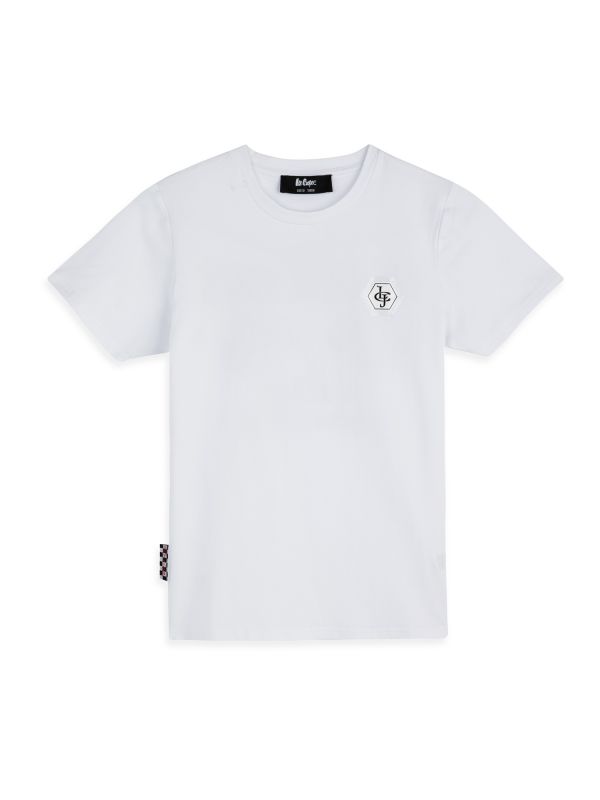 טי שירט קצרה עם הדפס דו צדדי לילדים - GRAND PRIX