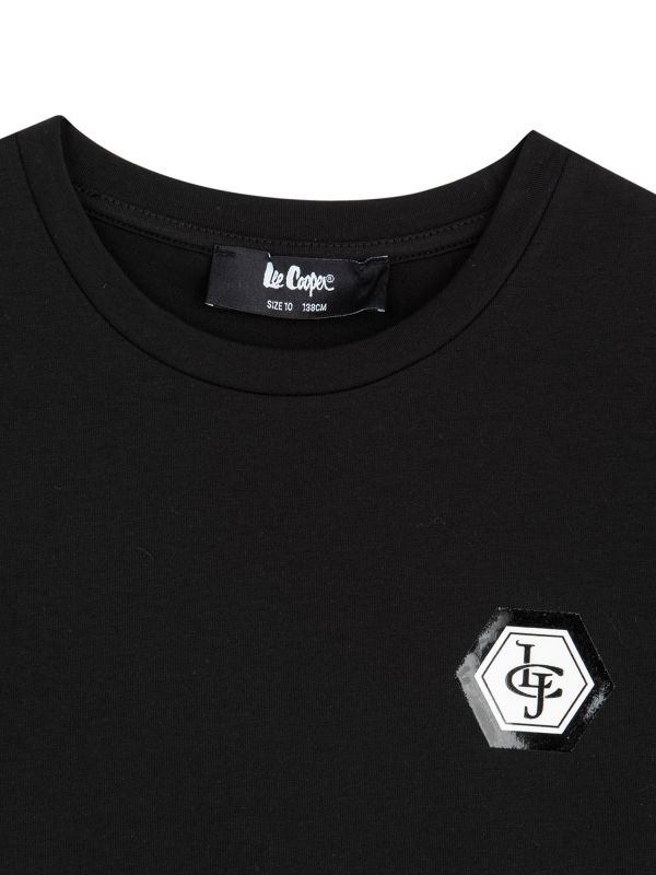 טי שירט קצרה עם הדפס דו צדדי לילדים - GRAND PRIX