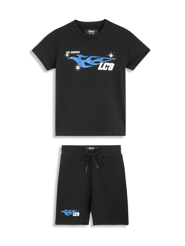 חליפה קצרה עם הדפס לילדים