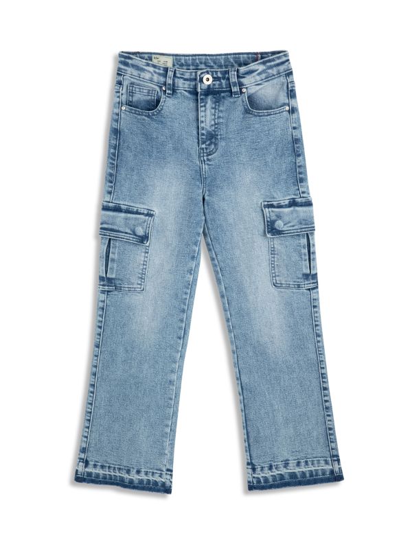 מכנסי ג’ינס CARGO לילדות