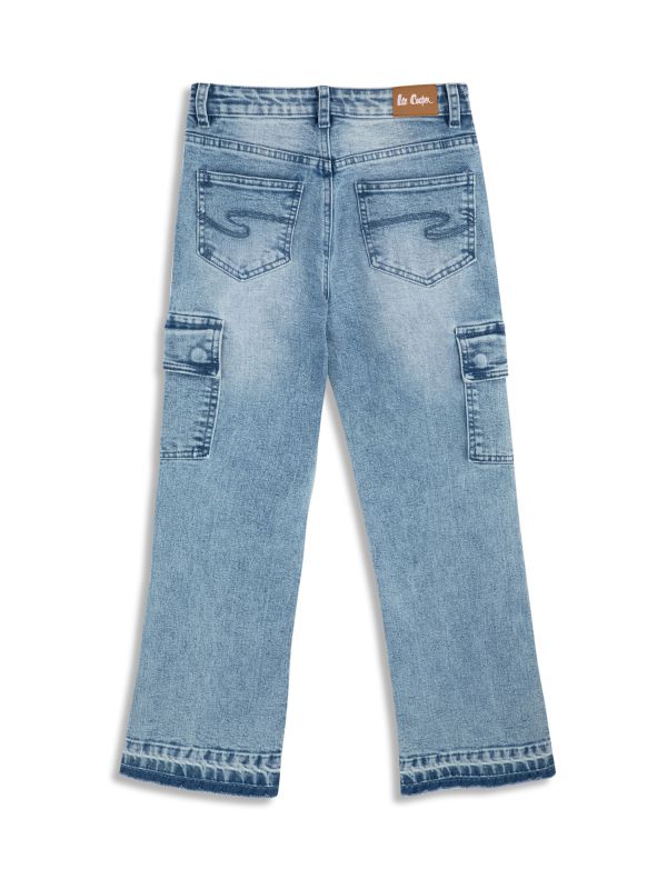 מכנסי ג’ינס CARGO לילדות