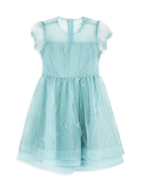 שמלת שכבות טול חגיגית לילדות