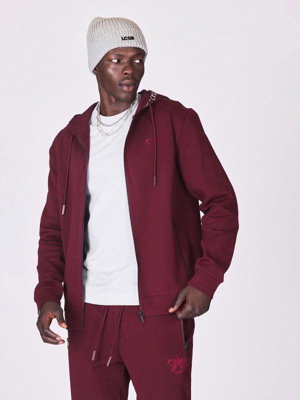 קפוצ’ון רוכסן עם הדפס לגברים