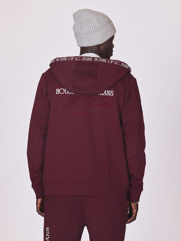 קפוצ’ון רוכסן עם הדפס לגברים