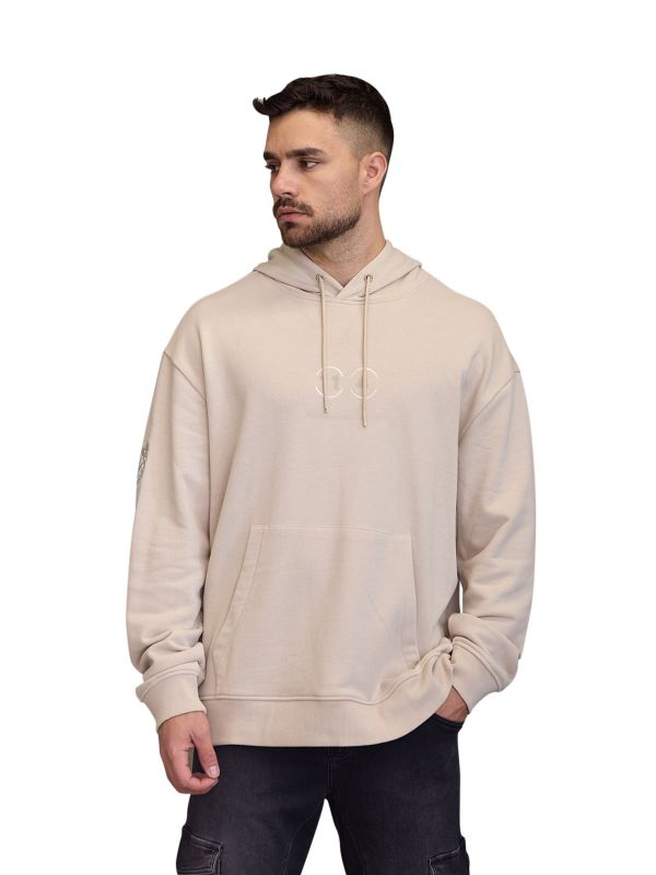 קפוצ’ון ELEVEN לגברים בסטייל נקי עם כיתוב אחורי