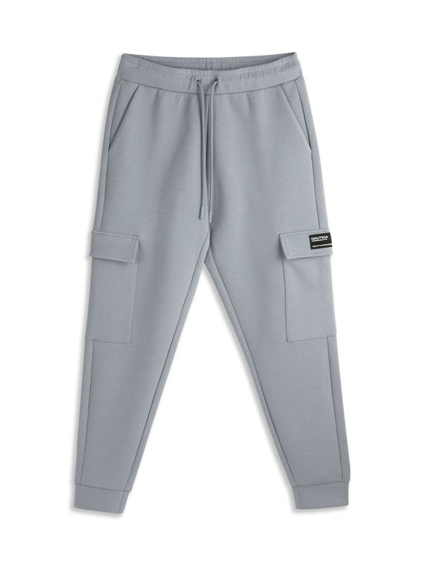 מכנס טרנינג עם כיסים צדדיים לבנים