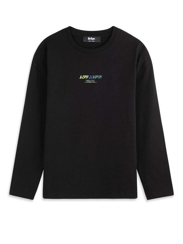 טי ארוך חלק בנים