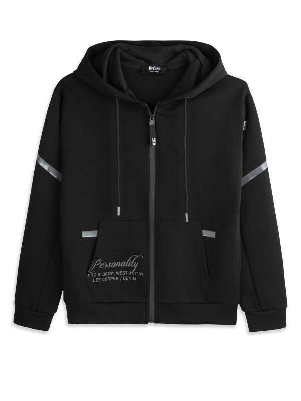 קפוצ’ון רוכסן עם פסים בנים