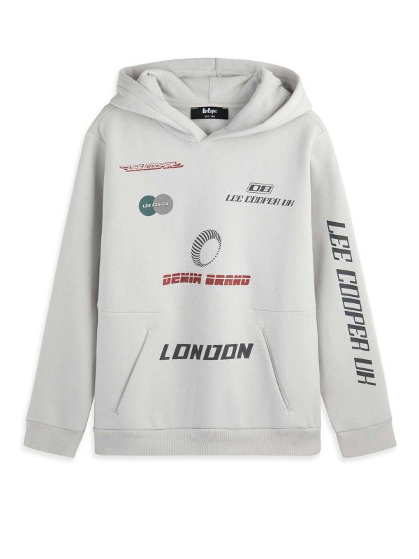 קפוצ’ון הדפס חזית בנים