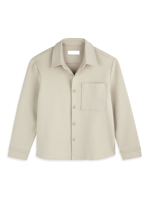 חולצת אריג מכופתרת בנים