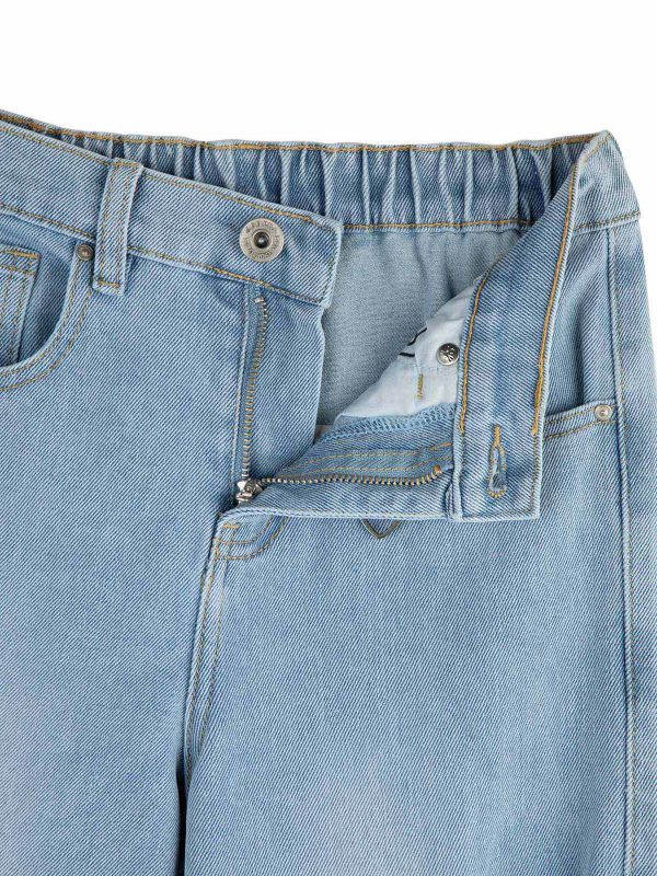 ג’ינס גזרה רחבה בנות