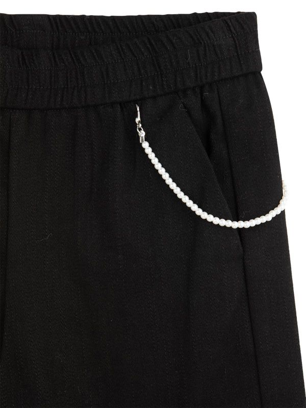 מכנסי קרגו כיסים מודגשים בנות