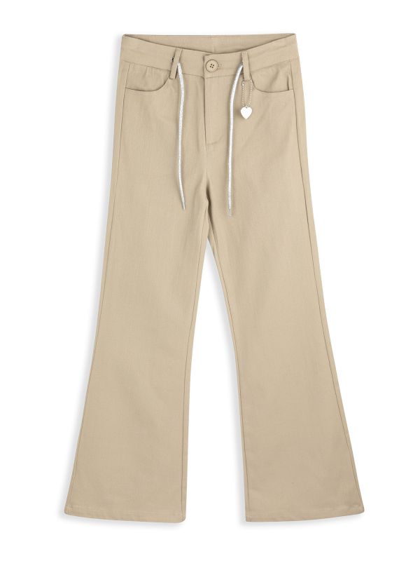 מכנסיים עם שרוך קשירה בנות