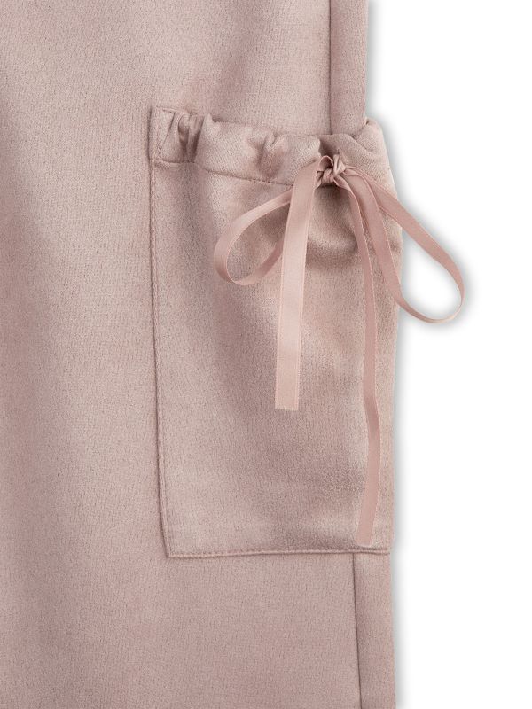 מכנסי טרנינג עם שרוכים בצדדים בנות