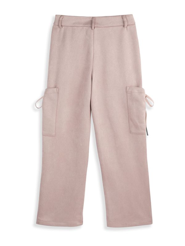 מכנסי טרנינג עם שרוכים בצדדים בנות