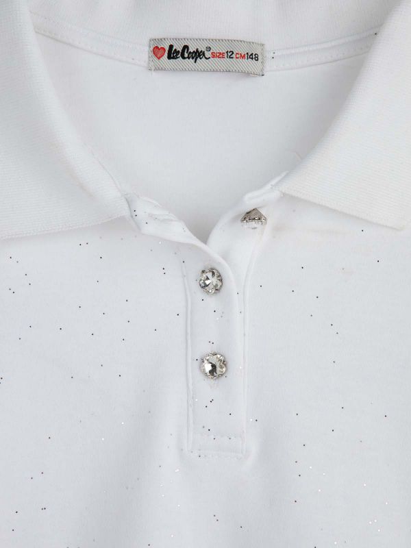 חולצת בסיס קרופ בנות