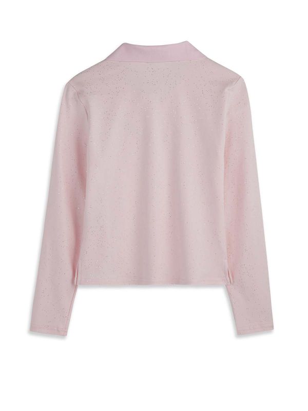 חולצת בסיס קרופ בנות