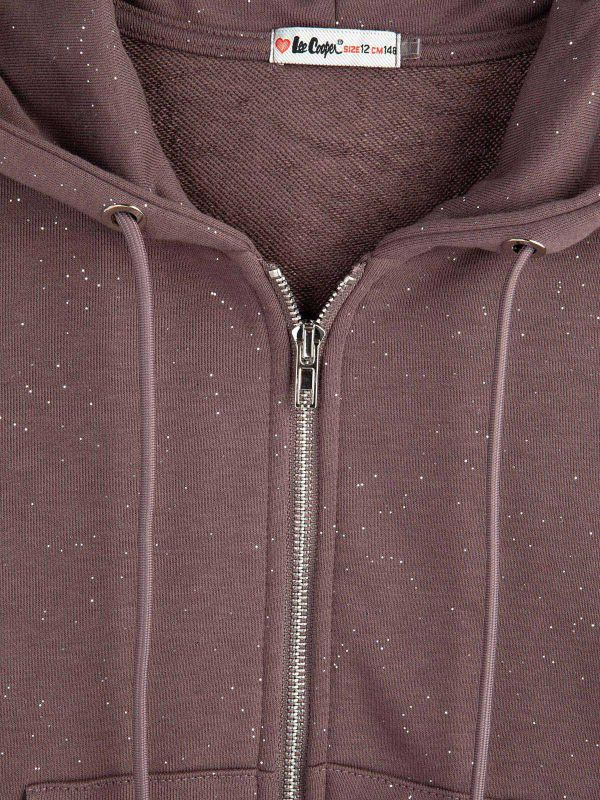 קפוצ’ון קרופ עם רוכסן בנות