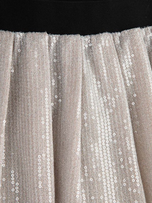 חצאית מיני מטאלית בנות