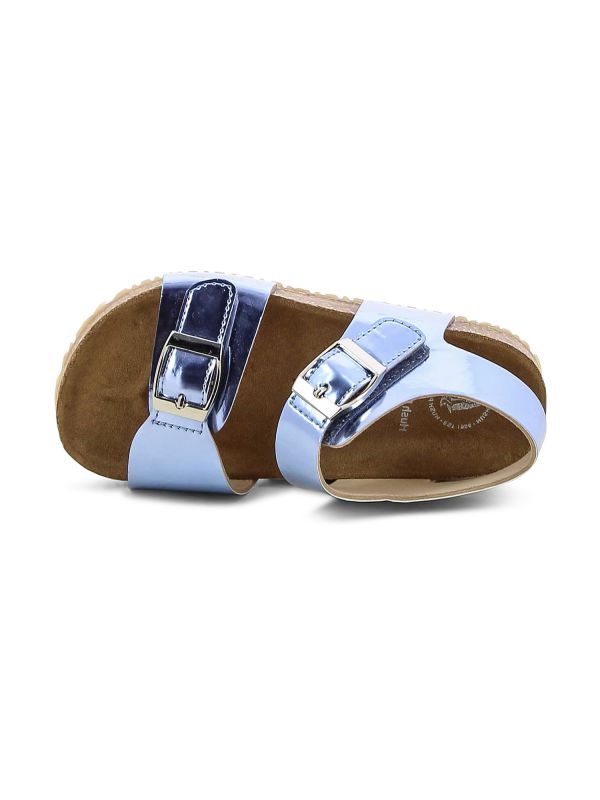 סנדלי טבע מטאליים לילדות