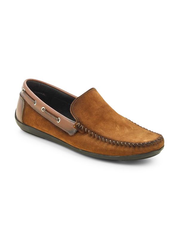 נעלי מוקסין זמש לגברים