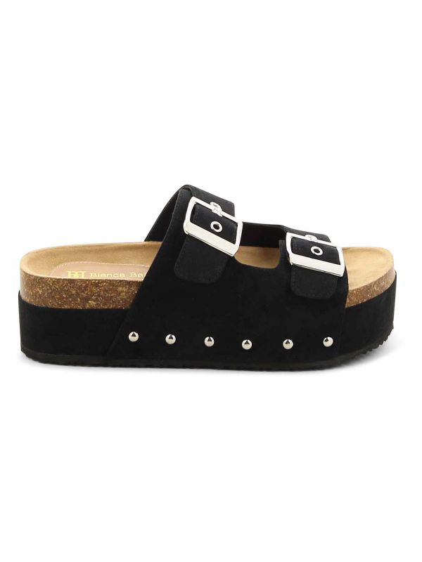 כפכפי פלטפורמה עם רצועות לנשים