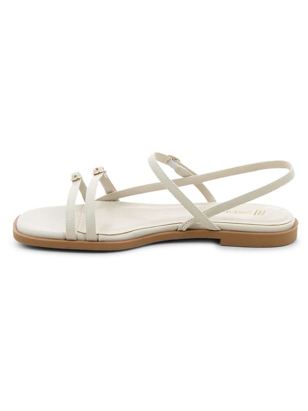 סנדלים שטוחים עם רצועות לנשים