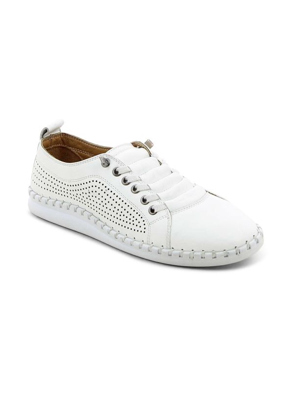 נעלי סניקרס בדוגמא מחוררת לנשים