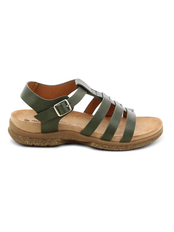 סנדלי רצועות אבזם לנשים