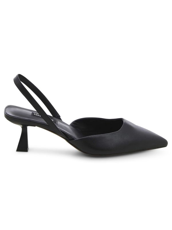 נעלי עקב סירה עם פתח אחורי לנשים