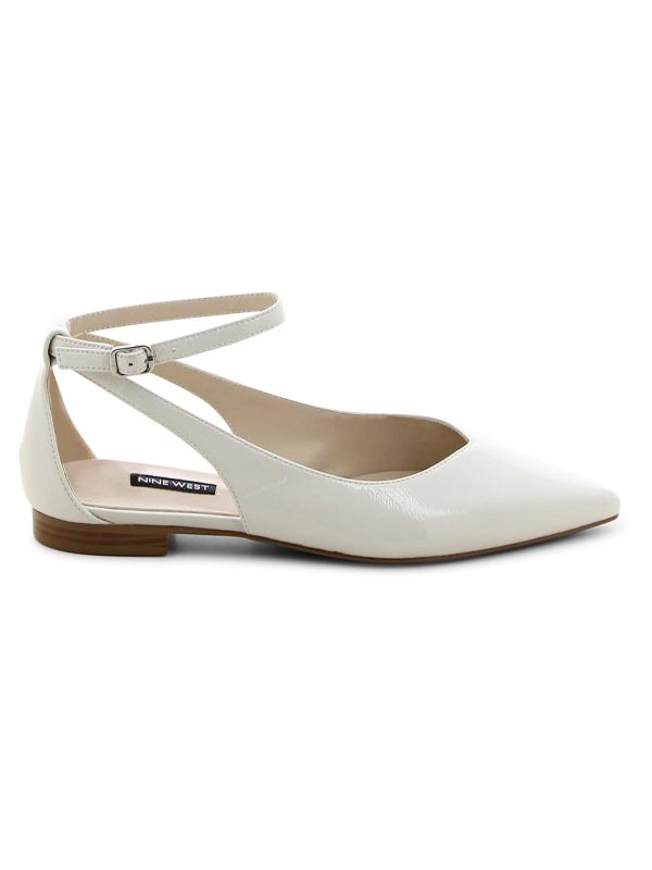 נעלי סירה שטוחות לנשים עם רצועת קרסול