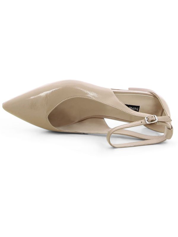 נעלי סירה שטוחות לנשים עם רצועת קרסול