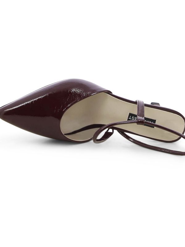 נעלי סירה עם עקב ופתח אחורי לנשים