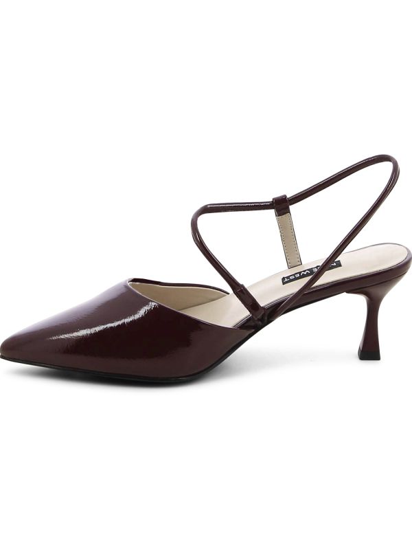 נעלי סירה עם עקב ופתח אחורי לנשים