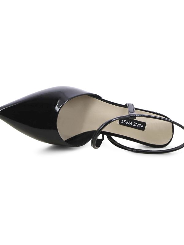 נעלי סירה עם עקב ופתח אחורי לנשים