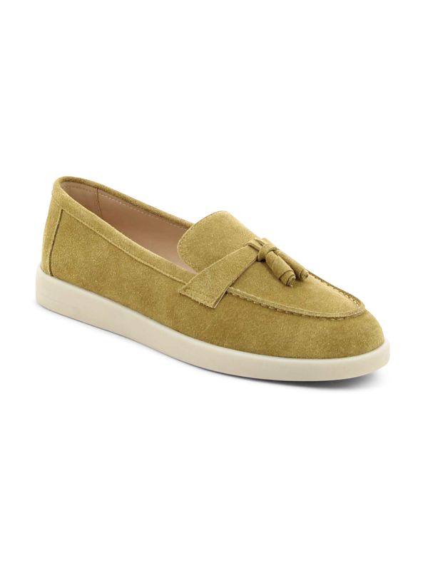 נעלי מוקסין עם פרנזים לנשים