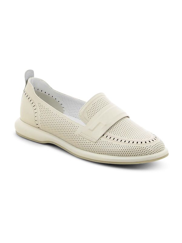 נעלי מוקסין דוגמא מחוררת לנשים