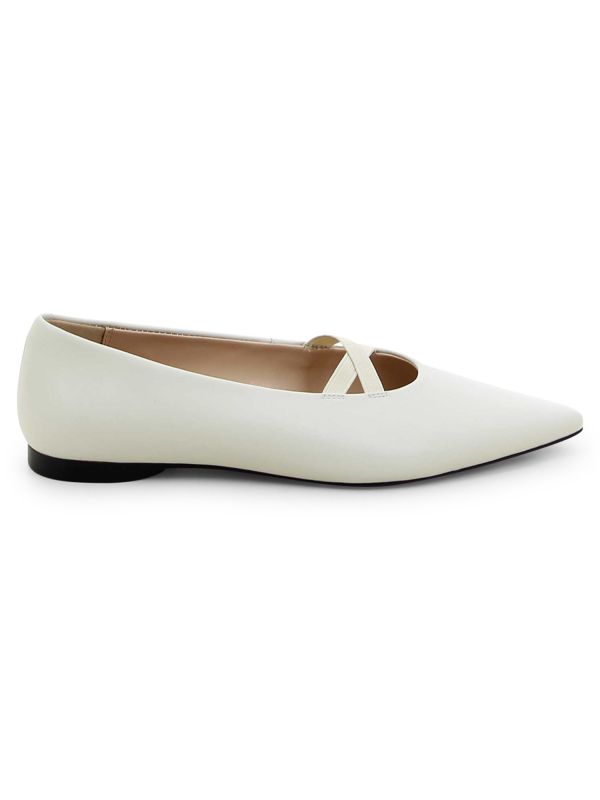 נעלי סירה שטוחות עם שפיץ לנשים