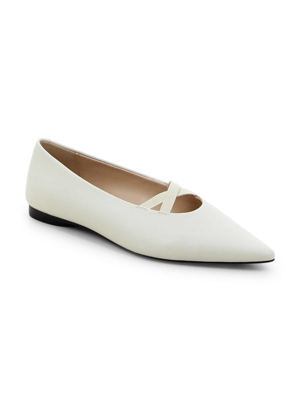 נעלי סירה שטוחות עם שפיץ לנשים