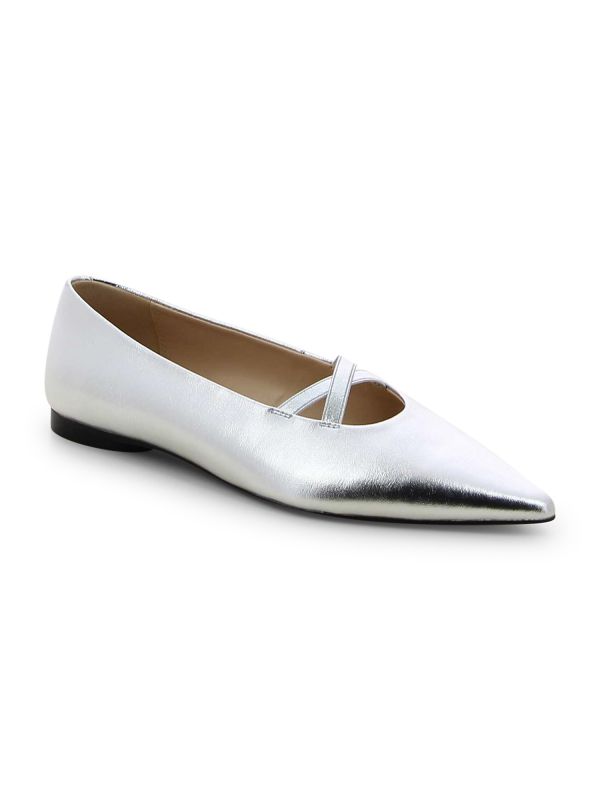 נעלי סירה שטוחות עם שפיץ לנשים