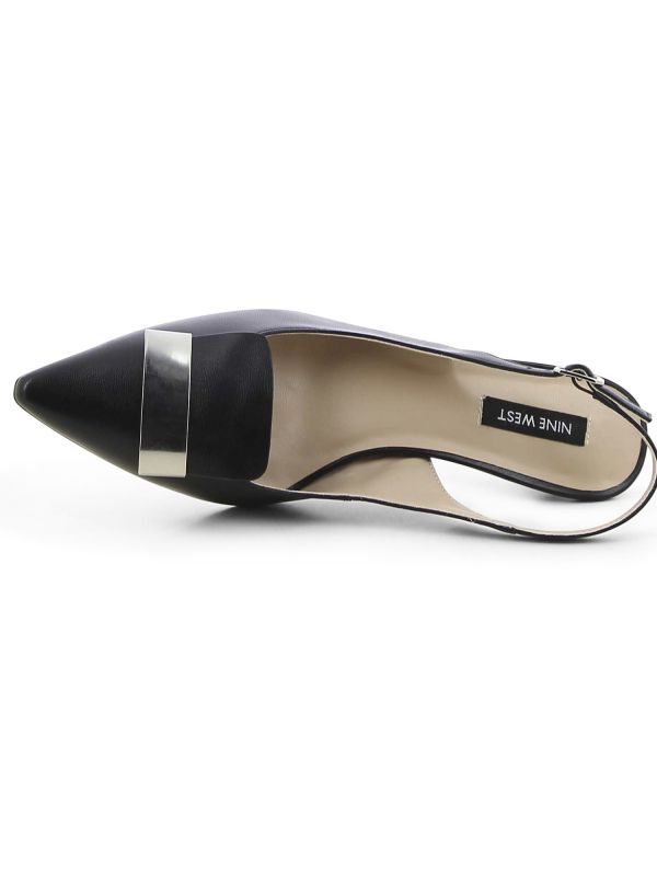 נעלי סירה מבריקות עם עקב לנשים