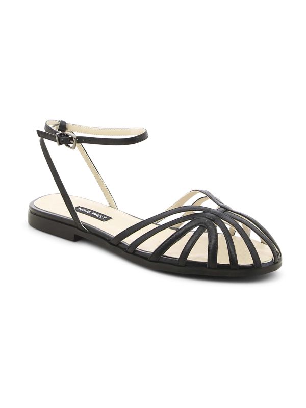 סנדלי נשים מוזהבים עם סוליה שטוחה