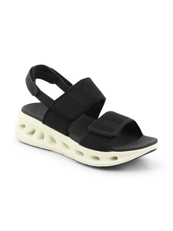 סנדלי רצועות עם סוליה מחוררת לנשים